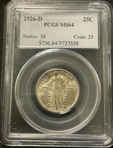 1926-D �X�^���f�B���O�E���o�e�B 25�Z���g �N�H�[�^�[ PCGS MS 64 SKUPCHAEWWXQOTMN