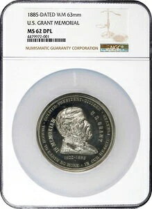 1885NV[YESEOgLO_BzCg^B63mm - MS-62 DPL NGCؖ