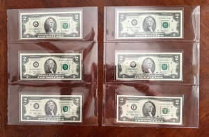 2003年 2ドル 連邦準備銀行スター紙幣 宝石 未流通 A-L地区 低発行枚数