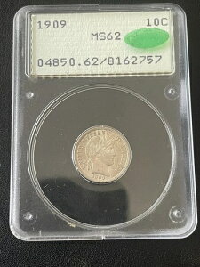 1909N o[o[_C 10Zg PCGS MS62 OGH g[O[ CACF