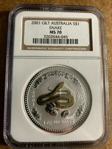 2001N t I[XgA ֔N t  1h NGC MS70 l:9 A