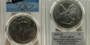 2025-P Vo[C[O PCGS MS70 C[OEvB s g[}XEN[uh