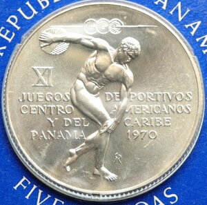 1970�N�p�i�}�I�����s�b�N �M���V���~�Փ����I�� BU �V���o�[ 5B �R�C�� i96967