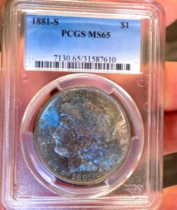 ���[�K�� �V���o�[�h�� 1881 S PCGS MS 65+++ �����X�^�[�u���[�N���[���g�i�[ WOW �R�C��