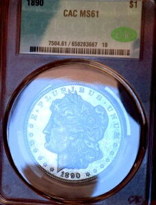 ���[�K�� �V���o�[�h�� 1890 CAC MS 61 �����X�^�[�g�i�[�A�J���[��PL�~���[�t��