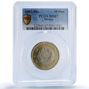 ���L�V�R 10 �y�\ �^�[���~���j�A�� �A�X�e�J �T���X�g�[�� MS67 PCGS �o�C���^���R�C�� 2001