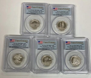 2013-S 25�Z���g �������� �V���o�[�N�H�[�^�[ ����� PR�Z�b�g x5 PCGS PR70DCAM