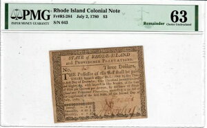 [hAChAn Fr#RI-284 1780N72 c3h PMG Choice UNC 63