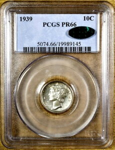 1939�N PCGS PR66 �}�[�L�����[�_�C�� - CAC�X�e�b�J�[�t��