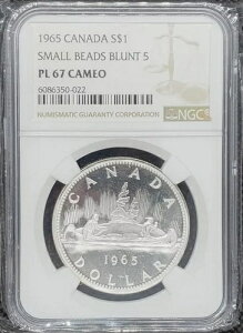 :1965 S1h GUxX2 Ji_ NGC PL67 JI R6 ȃr[Y ݂ 5 VAR 2