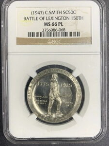 1925年レキシントンの戦い第150軍団。MS66P/L NGC