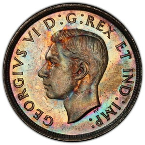 1939 MS-64 �J�i�_ �V���o�[ �h�� �R�C�� - PCGS �F���� - �f���炵���F��!