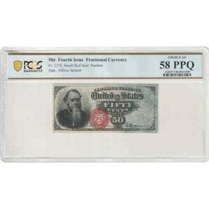 AJ 50Zg Fr#1376 tNViʉ PCGS 58 Choice AU PPQ