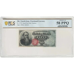 AJ 50Zg Fr#1376 tNViʉ PCGS 58 Choice AU PPQ