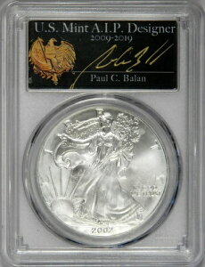2002�N 1�h�� �V���o�[�C�[�O�� ~ PCGS MS70 ~ �|�[���EC�E�o�������M�T�C������I�󏭕i�I