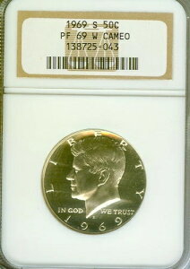 1969-S v[t PlfB n[t_[ 50Zg NGC PF69 JIA#725-043