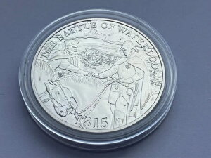 2015 BU 5 5ポンド硬貨 ワーテルローの戦い ロイヤルミントコインセットより