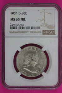 �t���x�����C�� 1954 D MS 65 FBL �x���E�t�����N���� �n�[�t�h����� NGC 790