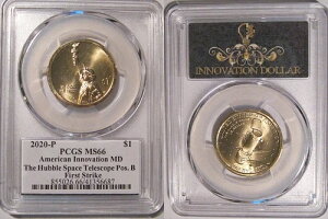 2020 P Cmx[V h $1 MD nbu] PCGS MS66 t@[XgXgCN |WV B
