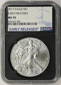 2017N AJ Vo[ C[O $1 MS 70 NGC A[[[X ubN gRA
