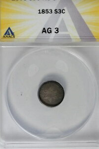 1853 .03 ANACS AG3 X^[AhV[h 3Zgi3cjd݁Ag