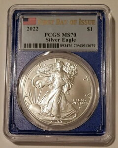 PCGS 2022 1IX Vo[ C[Oh UNC MS70 FDI - u[RAz_[ (B)