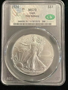 2024�N 1�h�� �A�����J�� �V���o�[ �C�[�O�� CAC MS70 �t�@�[�X�g�f���o���[ CAC �t�@�E���_�[�Y�G�f�B�V���� 1�I���X