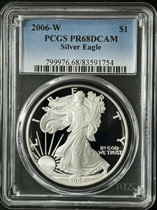 2006-W $1 fB[vJI Vo[C[Oh PCGS PR68DCAM 83591754