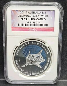 2011N I[XgAY zzWU 1IX .999 Vo[ - h[~OV[Y - NGC PF69 UCAM