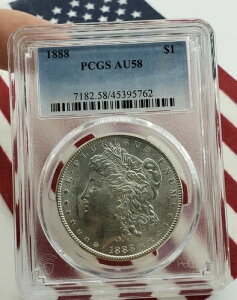 1888N AU58 PCGS KE_[ n $1 EoeBEEhEC[O