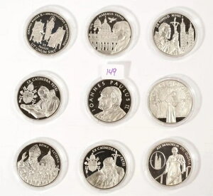 マルタ - 10リラ硬貨 2005年 ヨハネ・パウロ2世 - 9枚セット