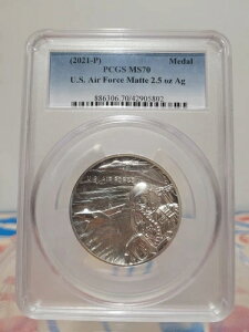 2021-P _ AJR }bgdグ 2.5IX  PCGS MS70 F22 퓬@ Vo[RC