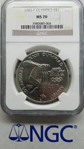 1983N P IsbN NGC MS70 1hLO