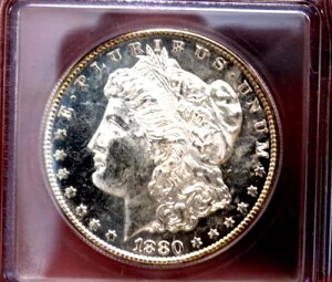 ���[�K�� �V���o�[�h�� 1880 S ICG MS 64 PL �����X�^�[ ���C���{�[ WOW �R�C��