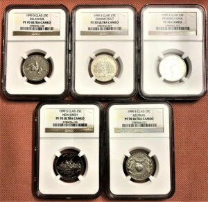 1999-S �v���[�t �N�H�[�^�[�ANGC PF70 �E���g���J���I�A5 ���Z�b�g�ADE�ANJ�APA�AGA�ACT