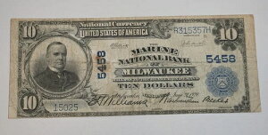 1902�N 10�h�� �}�����E�i�V���i���E�o���N �~���E�H�[�L�[ WI �����ʉ� CH. #5458