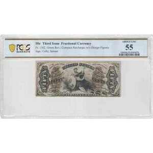 AJ 50Zg Fr#1362 tNViʉ PCGS 55 UNCɂ