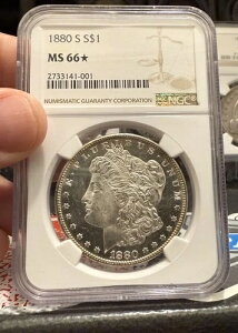 1880�N S ���[�K����� NGC MS 66 * �X�^�[�J���I/���u�g�[��