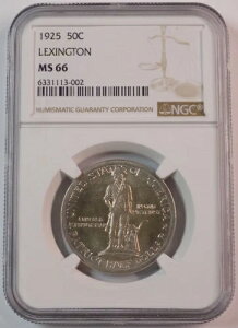 1925N 50Zg LVgLOn[th NGC MS 66