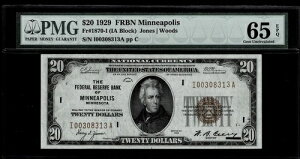 1929N 20h ~lA|X ~l\^  PMG 65