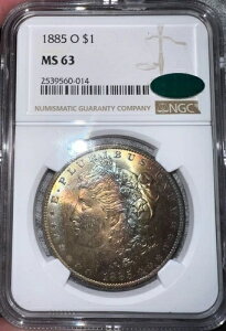1885-o K NGC MS-63 CACt
