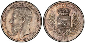 RSRBI|h 2  1887 AR 50 T^CB PCGS MS64Bfv[Y 31D