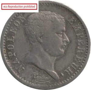 フランス 1/4フラン銀貨(クォートフラン) 1807年(A)ナポレオン1世(1804-1814、1815)