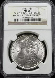 1887�N P �����K����� NGC MS-66 �I���C�T�E�h���E�z�[�h