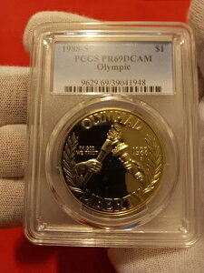 1988-S PCGS PR69 DCAM オリンピック記念銀貨