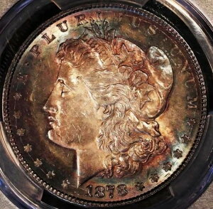 1878 8TF ���[�K�� �V���o�[ �_���[ PCGS AU58 VAM-12 R-4 �����X�^�[ �g�i�[!
