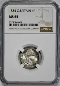 1834N CMX  6yX VbNXyX NGC MS 65