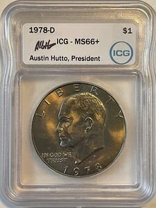 1978-D $1 MS66+ AC[n[ h - ICG nCO[h ~g Xe[g vX - UNC RC