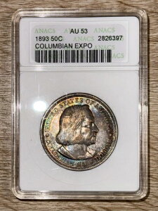 1893N 50Zg RrA GNX| - ANACS AU 53 - g[H - AJO Vo[RC