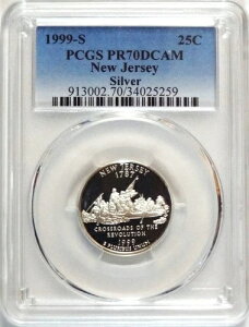 1999-S Vo[ Vg NH[^[ j[W[W[ Xe[gV[Y PCGS PR70DCAM